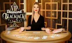 VIP Diamond Blackjack table