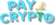 Pay with crypto logo